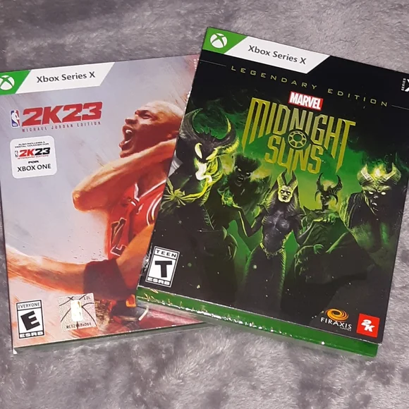 Xbox Series X Game Bundle NBA 2K23 Michael Jordan Edition/ Midnight Suns  Legen